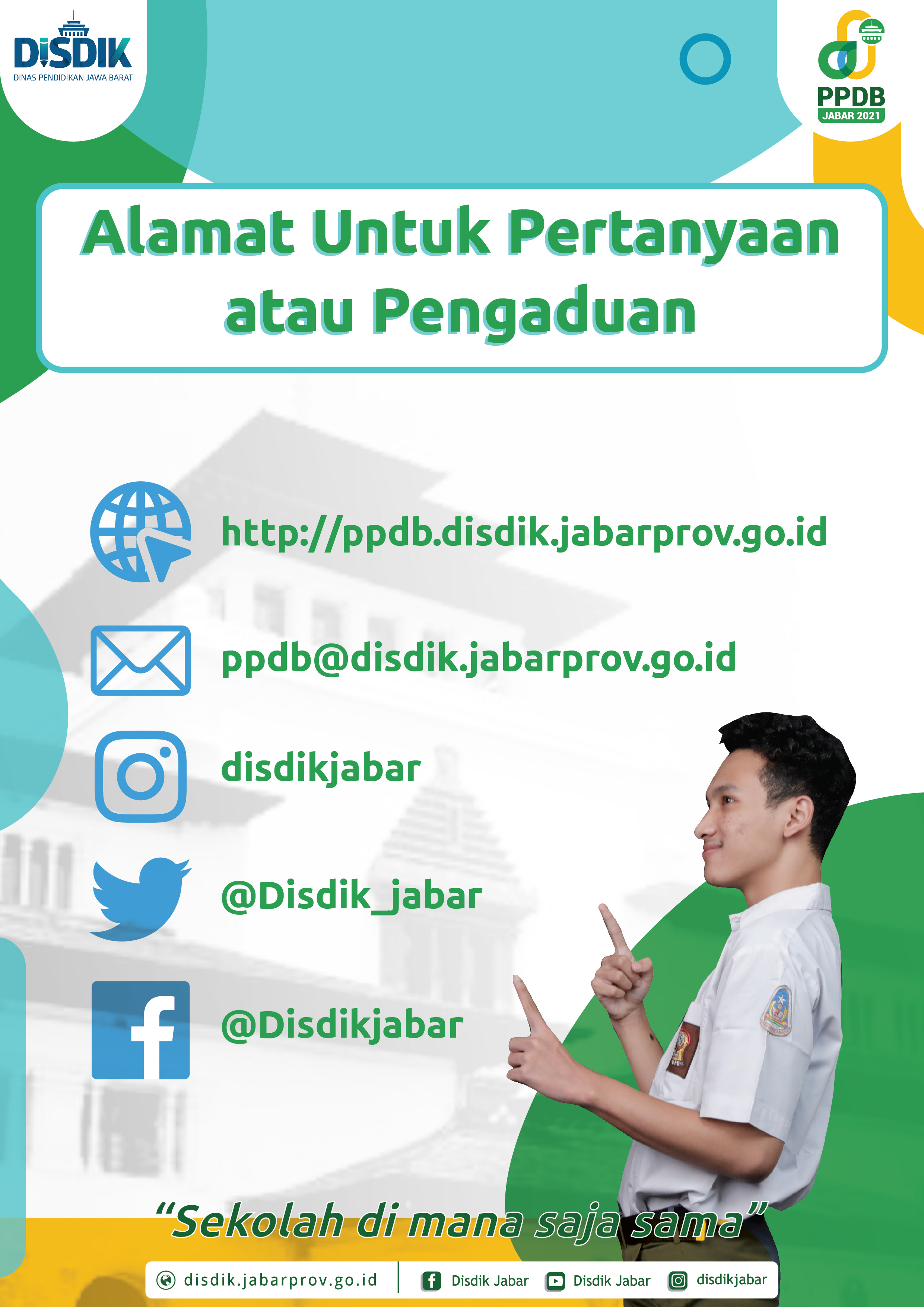 Alamat untuk Pertanyaan atau Pengaduan