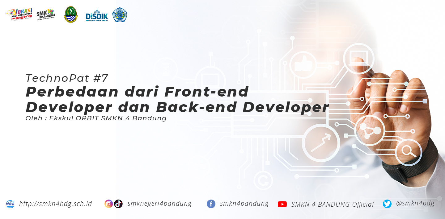 Technopat #7 - Perbedaan dari Front-end Developer dan Back-end Developer