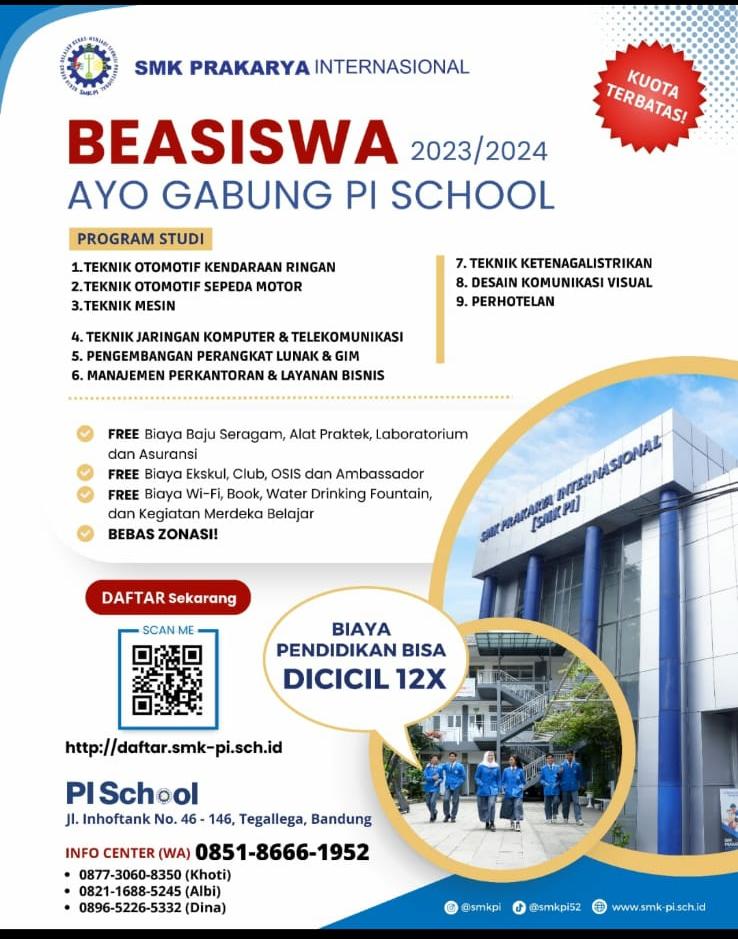 SMK PI Sebagai referensi Sekolah Swasta